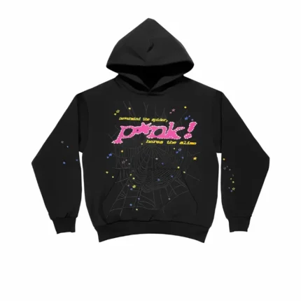 Black Pink Spider hoodie