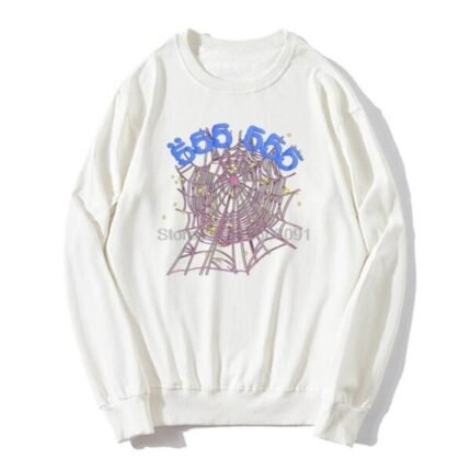 Sp5der 555555 Angel White Sweatshirt