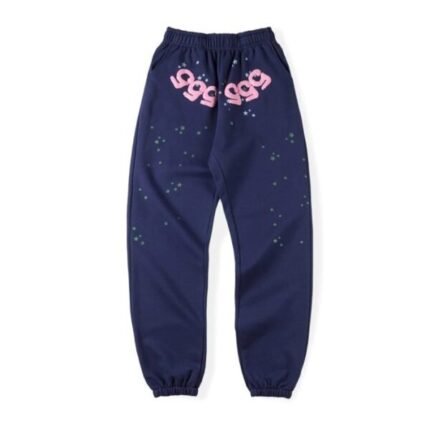 Sp5der Blue 555555 Sweatpants