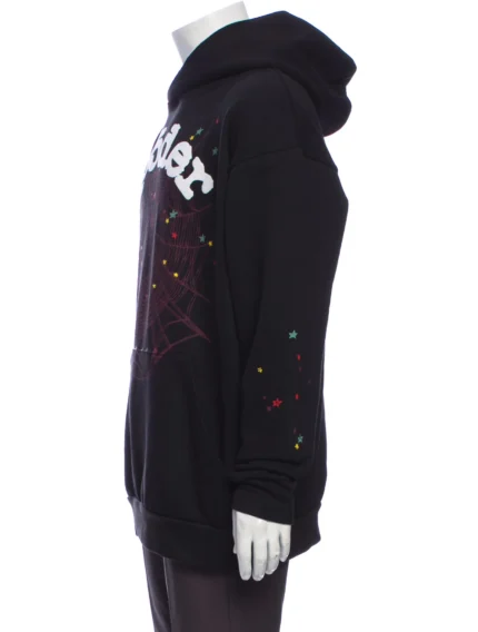 Black Sp5der Worldwide Hoodie