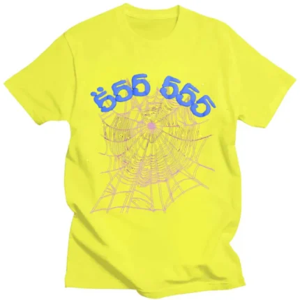 Sp5der 555555 Angel Number Shirt Yellow