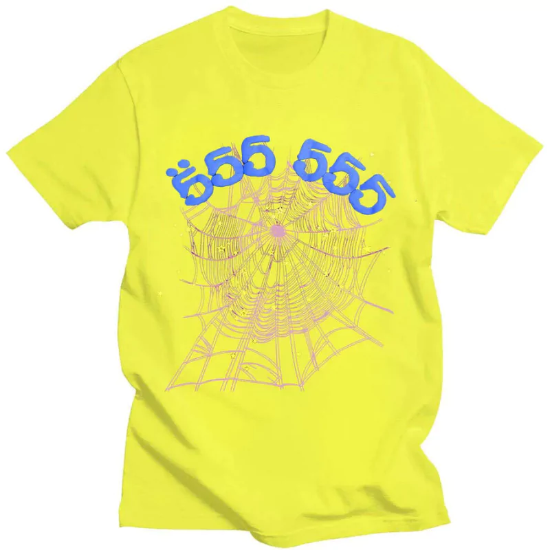 Sp5der 555555 Angel Number Shirt Yellow