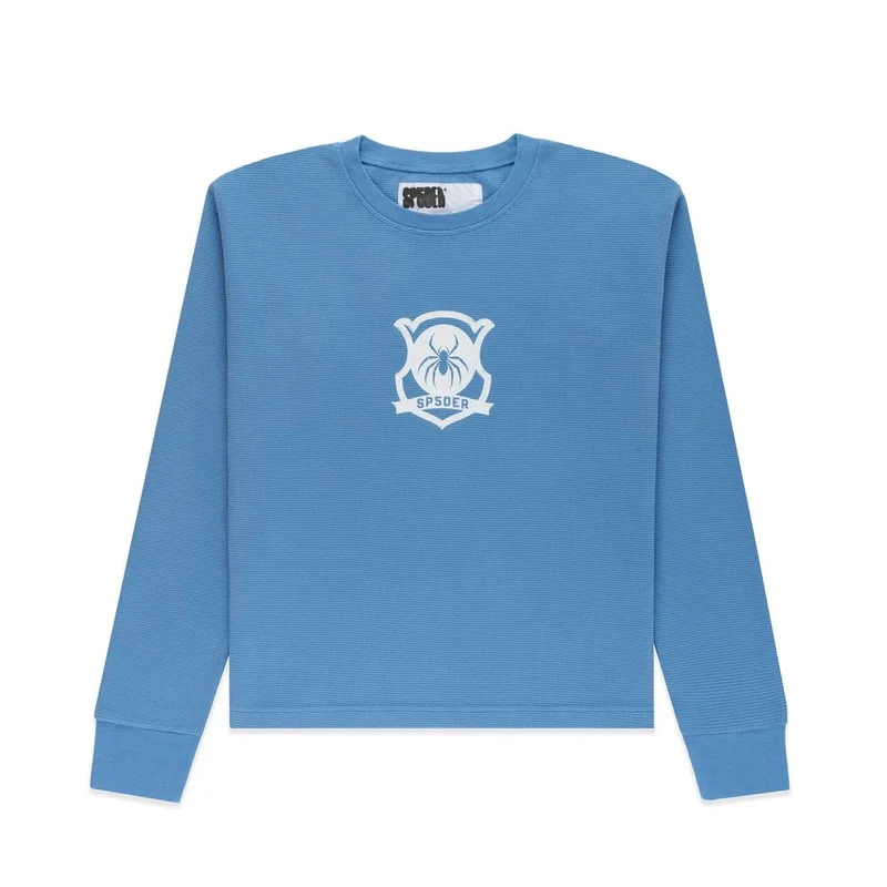 Sp5der Beckham Thermal Sweatshirt Blue